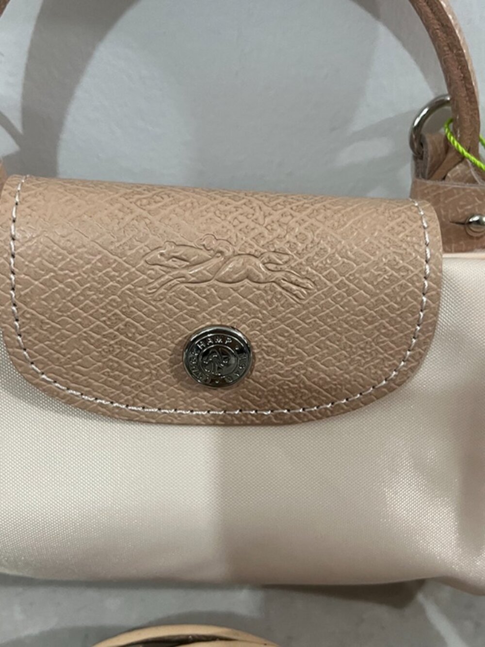 Longchamp Le Pliage Canvas And Leather Cosmetics Case - Picture 2 of 7